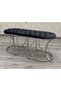 Puf Bench Gümüş