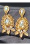Women's Earrings Crystal Stone Henna Wedding Bridal Earrings – Bijoux Earrings - 5