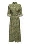 Onlcallie Patterned Linen Blend Shirt Collar Regular Fit Long Dress Dress 15318799