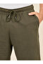 Oversized Solid Shorts with Drawstring Waistband - 3