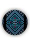 Multicolored Mixed Geometric Shape and Lines Patterned Modern Decorative Carpet 4969 - 2