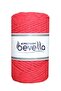 Premium Red 3 Twisted Cotton Macrame Rope 3 mm 250 Gr Red - 2