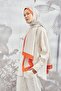 Chain Monogram Shawl - New Trend Color Shawl Scarf Hijab - Stone-orange - 3