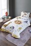 Safari Patterned Single Bedspread and Pique Set