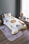 Safari Patterned Single Bedspread and Pique Set - 2