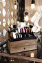 Bella Large 2-Tier 2-Drawer Wooden Makeup Jewelry Bathroom Cosmetic Organizer Walnut - 8
