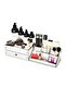 Bella Large 2-Tier, 2-Drawer Wooden Makeup, Jewelry, Bathroom, and Cosmetic Organizer, White - 8