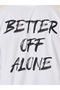Back Slogan Print Oversized T-Shirt - 4