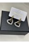 أقراط على شكل قلب مرصعة بالأحجار - 2