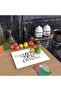 لوح تقطيع وعرض زجاجي منقوش من Kitchen Love - 20x30 سم - 4