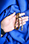 Tiger's Eye Stone Prayer Beads 33 Prayer Beads 8 mm Natural Stone Prayer Beads Special Personal Gift Mdf Special Box - 8