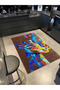 Zebra Animal Themed Woven Base Washable Carpet Miravip8773 - 2