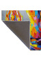 Mixed Color Water Dyed Fire and Women's Woven Base Washable Carpet Miravip8777 - 5