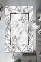 Digital Printing Washable Non-Slip Base Black Living Room Carpet Kitchen Carpet Runner - 2