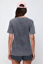 Oversize Printed Washable T-shirt - 5
