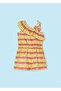 Girls' Asymmetrical Printed Jumpsuit 3864 - 4