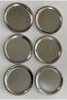 Stainless Steel Flat, Serving Plate Thick Polished Steel 20.5 cm (No.4) Pack of 6