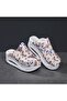 Butterfly Patterned Wedge Heeled Orthopedic Hospital Nurse Women's Slippers 905