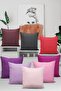2-Piece 43x43cm Beige Decorative Double Sided Throw Pillow Cover Thai Feather Upholstery Premium Fabric Krl027 - 5