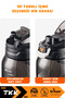 New Collection TKK 1500ml - Tritan Water Bottle with/without Straw, Neck Hanger and Handle - 4