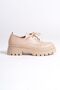 Women's Thick Sole Daily Moccasin Lace-up Loafer Shoes - 2