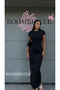 Sandy Fabric Maxi Length Women's Dress - Short Sleeve - 5