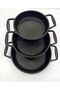 3-Piece Granite Casting Pan Set - 3