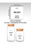 100 Pcs White Modern Design Washable Spice Pulses Jar Label White Sticker - Square - 3