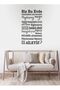 Home Rules Black Writing Decorative Multi-Purpose Wall Sticker 45 cm - 7