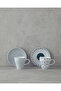 Margot Porcelain Coffee Cup Set 4 Pieces for 2 People Green - 3