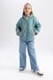 Hooded Puffer Jacket for Girls - Quilted, Y0526a623au - 2
