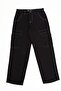 Baggy Pants with Cargo Pockets and Stitching Detail - 5