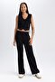 Wide Leg High Waist Standard Length Pants B0786Ax23Au - 2