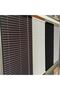 Foldable Glass Balcony Curtain Home-Office Curtain (Brown) - 4