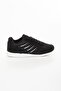 Women's Black White Daily Lace-up Flat Comfortable Sole Style Quality Sneaker Walking Sports Shoes - 4