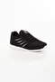 Women's Black White Daily Lace-up Flat Comfortable Sole Style Quality Sneaker Walking Sports Shoes - 3