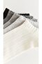 LCW DREAM Striped Women's Booties Socks 5 Pack - 3