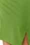 Green Asymmetric Neckline Slit Crepe Knitted Plus Size Dress Tbbss24Ah00083 - 4