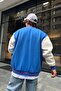 Unisex Oversize 77 Worldwide Bomber College Jacket - 3