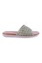 Genuine Leather Women's Slippers with Laser Detail - 32353244
