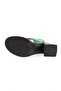 Women's Ankle Cross Strap Sandals Grass Green Genuine Leather 2532318 - 5