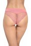Waist Fabric Belted Lace Brazilian Panties 5 Pcs 3130 - 3