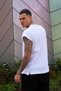 Black Crew Neck Oversize Sleeveless Unisex T-shirt - 4