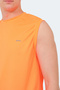 Rajya Men's Sleeveless Orange T-Shirt - 5