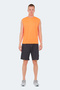Rajya Men's Sleeveless Orange T-Shirt - 7