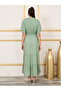 Smocked Waist Jonny Neck Tiered Maxi Dress - 4
