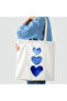 Blue Love Themed, Cloth Bag, Shoulder Bag, Thick Tote Bag - 2