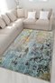 Blue Themed Abstract Abstract Patterned Creative Modern Decorative Carpet 4960 - 3