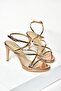 S569716534 Bronze Mirror Thin Heeled Women's Evening Dress Shoes - 7