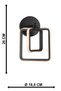 Ferah 3-Color Led Sconce Black, 3-Color Led Sconce, Modern Decorative Sconce, Led Wall Lighting, Living Room and Living Room Lighting, Bedroom, Hallway and Hall Lighting - 5